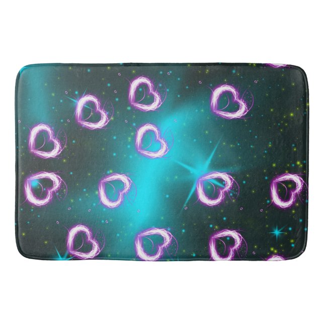 Alfombrilla De Baño Galaxia del corazón (Anverso)