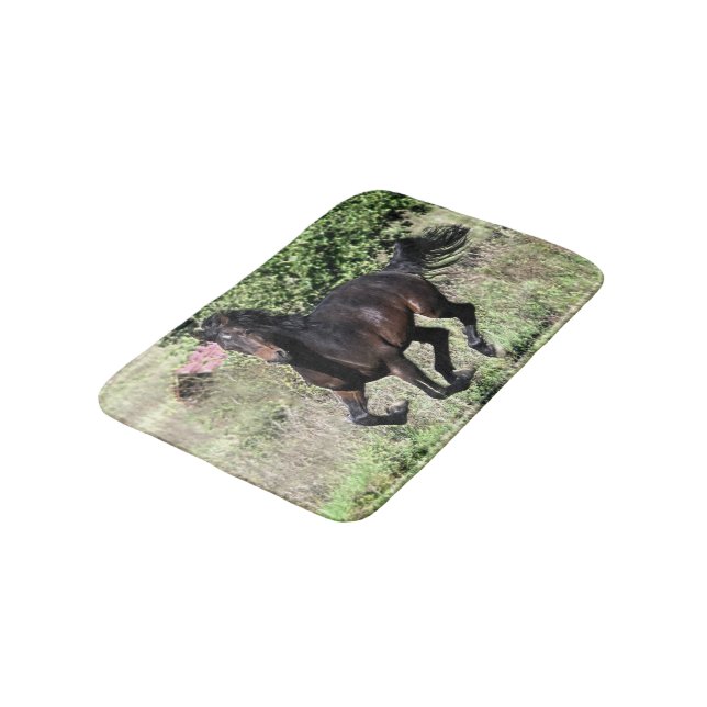Alfombrilla De Baño Galloping Chestnut Horse (Angular)