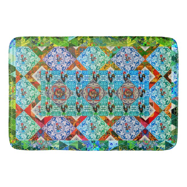 Alfombrilla De Baño Galo de Barcelos, Portugal (Anverso)