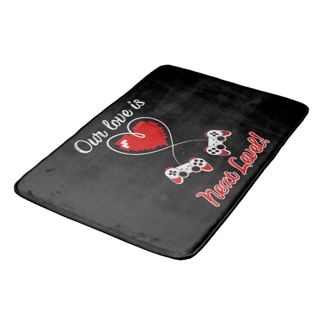 Alfombrilla De Baño Gamer Valentine Bath Mat (Angular)