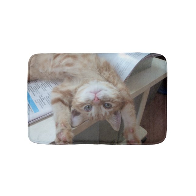 Alfombrilla De Baño Gatito que se relaja (Anverso)