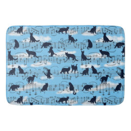 Alfombrilla De Baño gatitos musicales