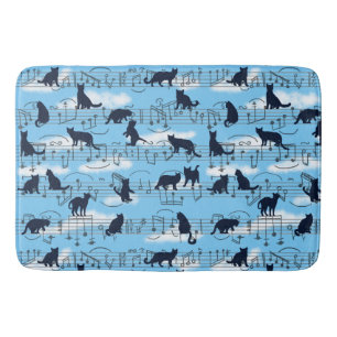 Alfombrilla De Baño gatitos musicales