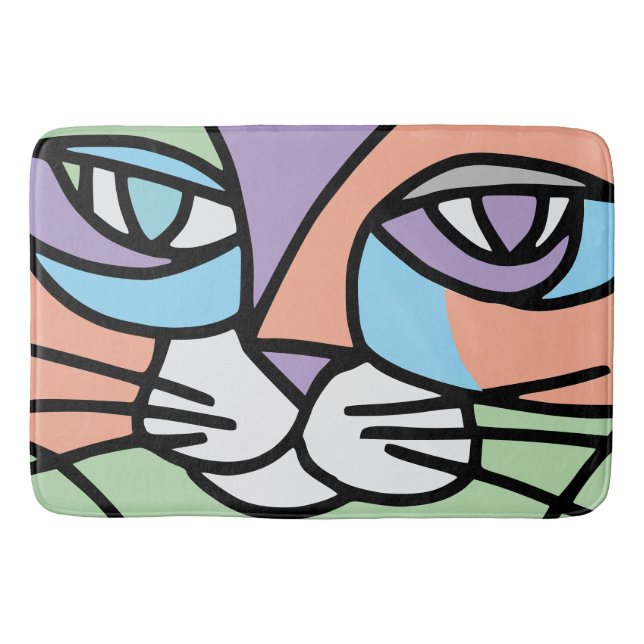 Alfombrilla De Baño Gato (Anverso)