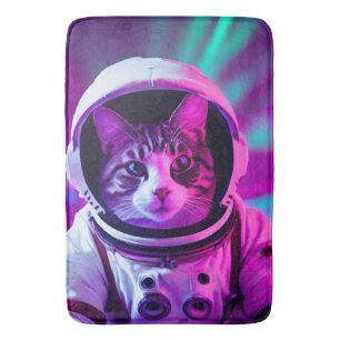 Alfombrilla De Baño gato astronauta