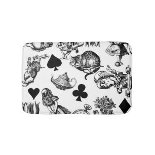 Alfombrilla De Baño Gato Cheshire de Alice White Rabbit
