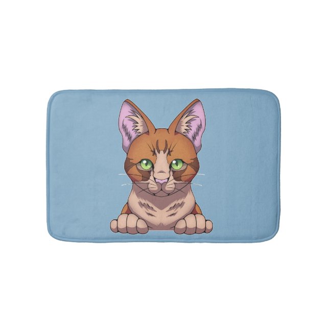 Alfombrilla De Baño Gato de corte (Anverso)