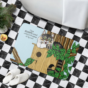 Alfombrilla De Baño Gato de desayuno tipo alojamiento