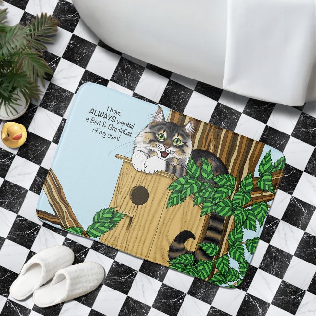 Alfombrilla De Baño Gato de desayuno tipo alojamiento (Subido por el creador)