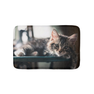 Alfombrilla De Baño Gato de Tabby masculino joven 2