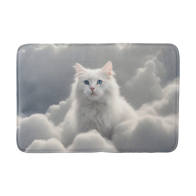 Alfombrilla De Baño Gato en las nubes (Anverso)