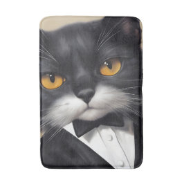 Alfombrilla De Baño Gato inteligente