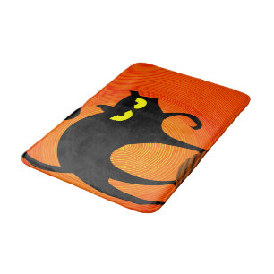 Alfombrilla De Baño Gato negro