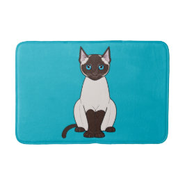 Alfombrilla De Baño Gato siamés