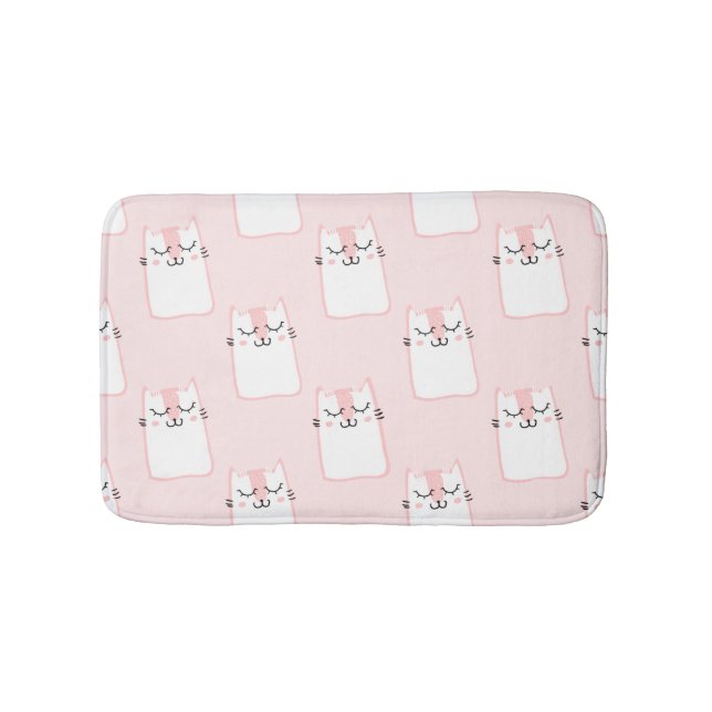 Alfombrilla De Baño Gato sonriente (Anverso)