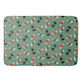 Alfombrilla De Baño Gatos de Navidad Meowy