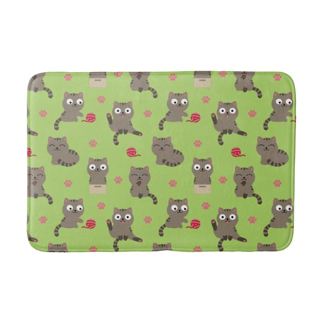 Alfombrilla De Baño Gatos Mat (Anverso)