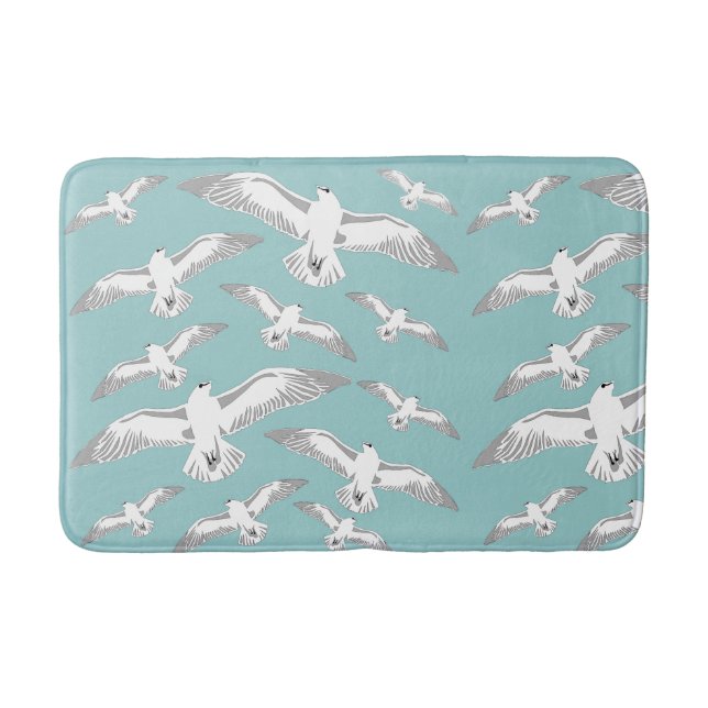 Alfombrilla De Baño Gaviotas Galore Bath Mat (Anverso)