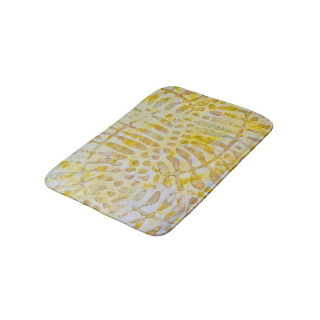 Alfombrilla De Baño Gelli Printed Golden Leaves (Angular)