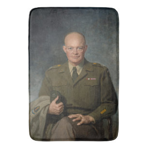 Alfombrilla De Baño General Dwight Eisenhower Retrato pintado de 5 est