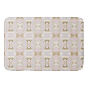Alfombrilla De Baño Geométrico moderno Glam Pink Gold Kaleidoscope
