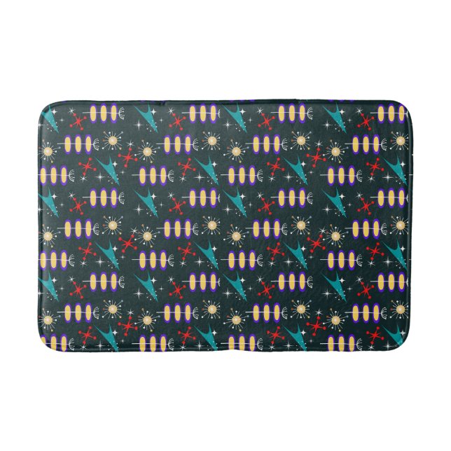 Alfombrilla De Baño Geométrico retro (Anverso)