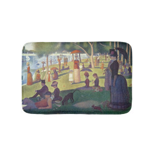 Alfombrilla De Baño Georges Pierre Seurat   Domingo por la tarde en la