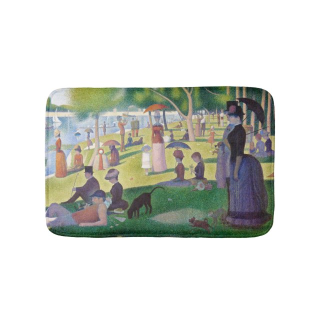 Alfombrilla De Baño Georges Seurat - Domingo en La Grande Jatte (Anverso)