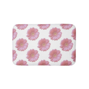 Alfombrilla De Baño Gerbera daisy rosa pálido