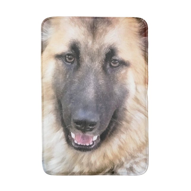 ALFOMBRILLA DE BAÑO GERMAN SHEPHERD (Frente vertical)