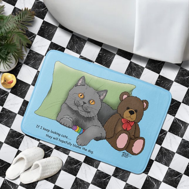 Alfombrilla De Baño Gerry Cat Teddy Bear (Subido por el creador)