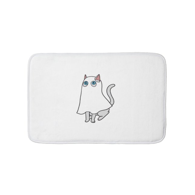 Alfombrilla De Baño Ghost Cat Classic T-Shirt_1 (Anverso)