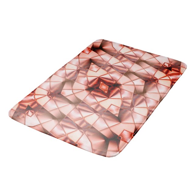 Alfombrilla De Baño Gigantescas "flores perinares", dibujo digital (Angular)