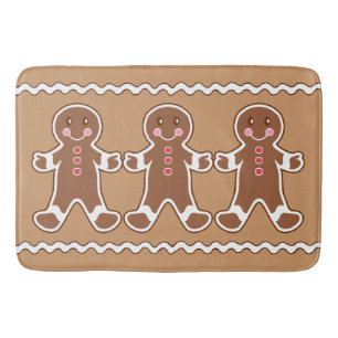 Alfombrilla De Baño Gingerbread Bath Mat Rug