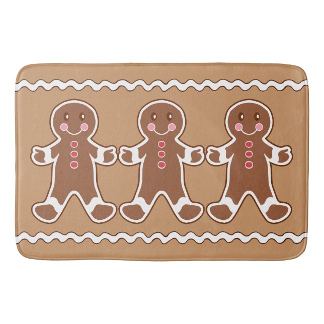 Alfombrilla De Baño Gingerbread Bath Mat Rug (Anverso)