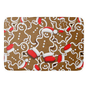 Alfombrilla De Baño gingerbread, food, baking, bakery, pastries, cooki