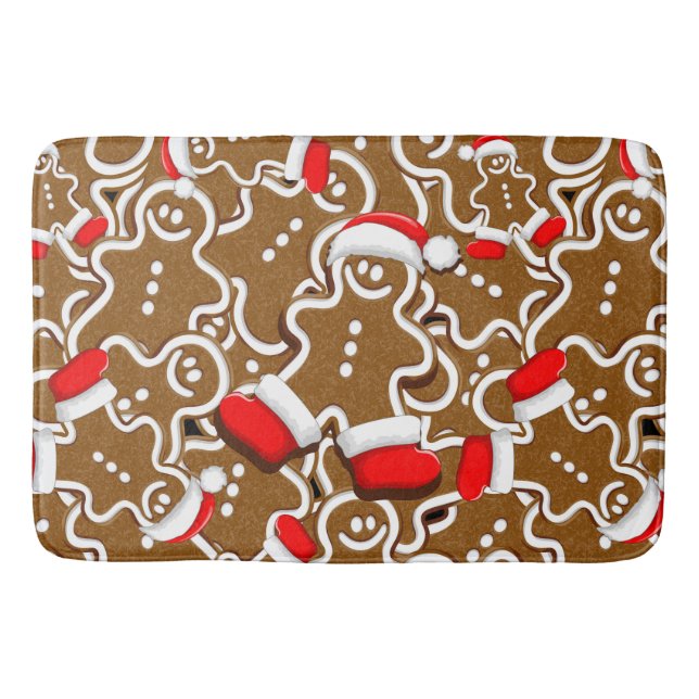 Alfombrilla De Baño gingerbread, food, baking, bakery, pastries, cooki (Anverso)