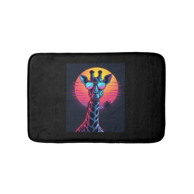 Alfombrilla De Baño Giraffe De Guay En Gafas De Sol Bajo La Larga Slee (Anverso)
