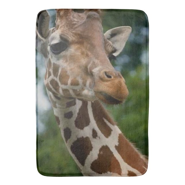 Alfombrilla De Baño Giraffe Lovers Art (Frente vertical)