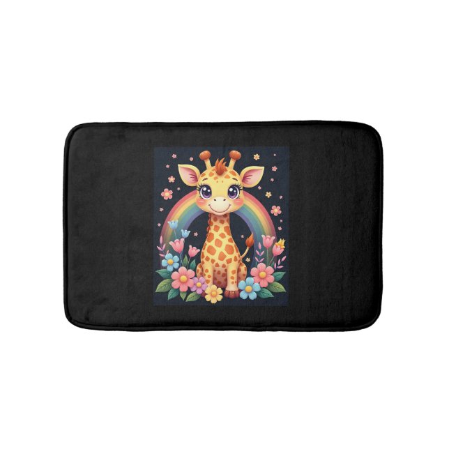 Alfombrilla De Baño Giraffe Lovers T-Shirt (Anverso)