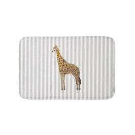 Alfombrilla De Baño Giraffe Safari Diseño Stripe Bath Mat