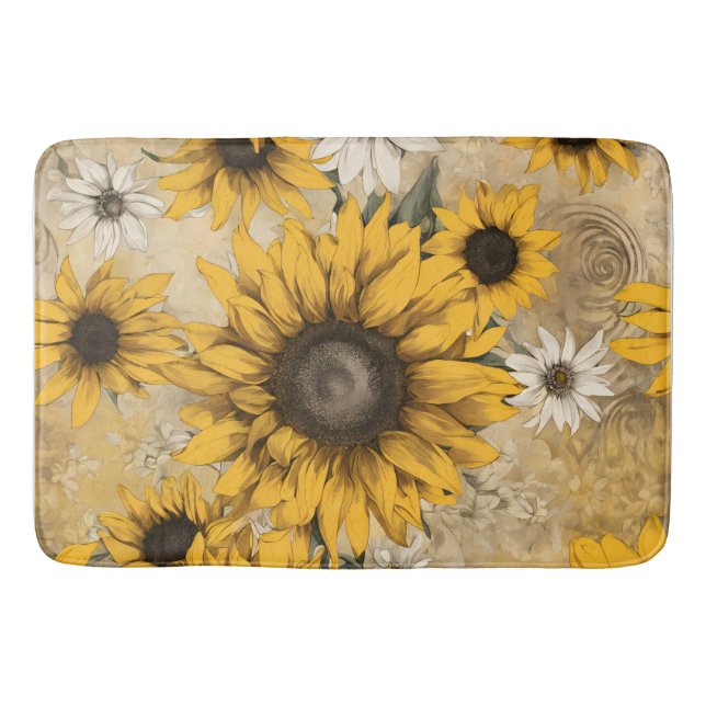 Alfombrilla De Baño Girasol (Anverso)