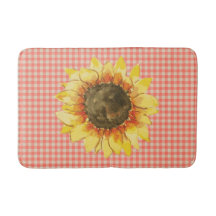 Girasol sobre Gingham