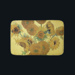 Alfombrilla De Baño Girasoles de Vincent van Gogh el |, 1888<br><div class="desc">Girasoles,  el 1888% el pipe% por la ubicación del arte de Vincent van Gogh el |: National Gallery,  número de colección holandés de la imagen del artista el | de Londres,  Reino Unido el |: BAL970</div>