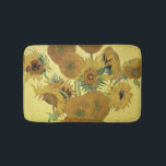 Alfombrilla De Baño Girasoles de Vincent van Gogh el |, 1888<br><div class="desc">Girasoles,  el 1888% el pipe% por la ubicación del arte de Vincent van Gogh el |: National Gallery,  número de colección holandés de la imagen del artista el | de Londres,  Reino Unido el |: BAL970</div>