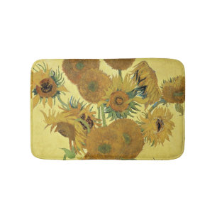 Alfombrilla De Baño Girasoles de Vincent van Gogh el , 1888