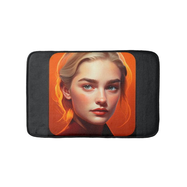 Alfombrilla De Baño Girl with blue eyes (Anverso)