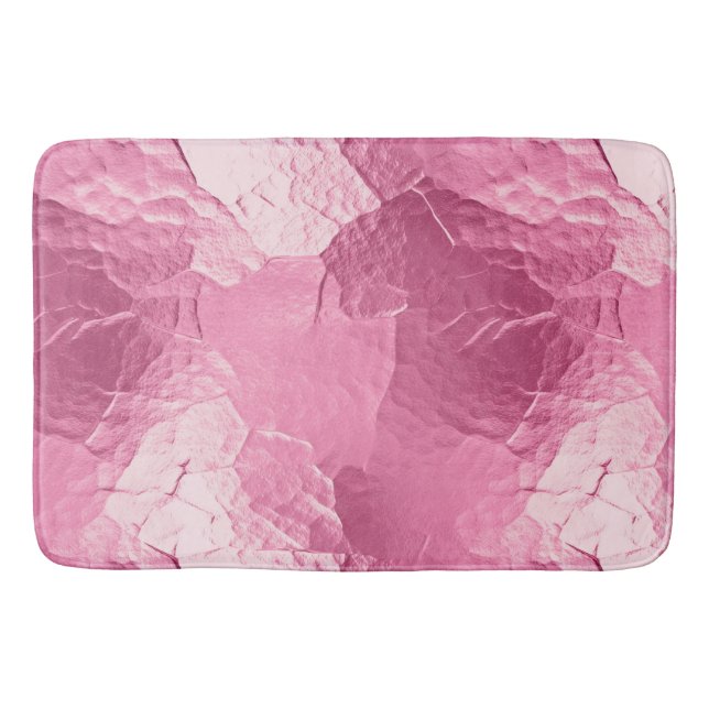 Alfombrilla De Baño Girly Pink Glam (Anverso)