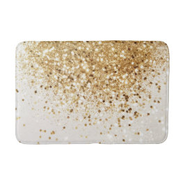 Alfombrilla De Baño Glam #2, Purpurina de oro espumoso