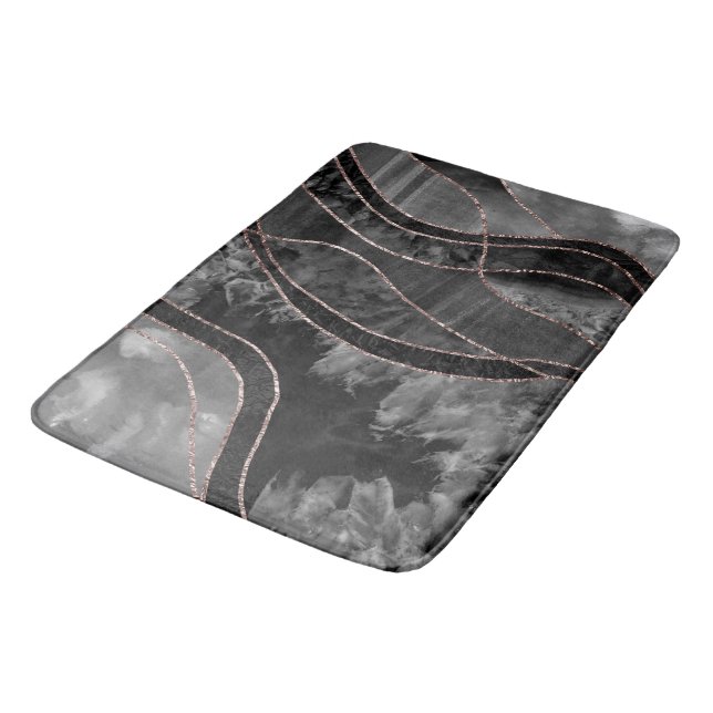 Alfombrilla De Baño Glam de oro Marble Agate 12 (Angular)